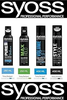 Syoss Pure Volume Saç Köpüğü 250Ml, Hold Köpük 250Ml, Volume Lift Sprey 400Ml, Plex Sprey 400Ml, Set ürün görseli 1