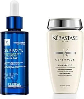 Densifique Bain Densite Hacim Şampuanı 250 Ml + L'Oreal Serioxyl Stemoxydine%5 Denser Hair 90 Ml Saç Bakım Seti ürün görseli 1