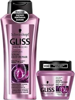 Gliss Deep-Repair Saç Şampuanı Saç Maskesi Seti ürün görseli 1