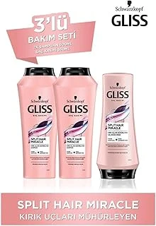 Gliss Split Hair Miracle Şampuan 500 Ml X 2 Adet + Saç Kremi 360 Ml Set ürün görseli 1