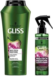 Gliss Bio-Tech Restore Şampuan 500 Ml + Saç Bakım Parfümü 100 Ml Set ürün görseli 1