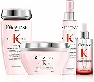 Genesis Saç Dökülme Önleyici Set, Şampuan 250Ml + Maske 200Ml + Termik Sprey 150Ml + Fortifiant 90Ml ürün görseli 1