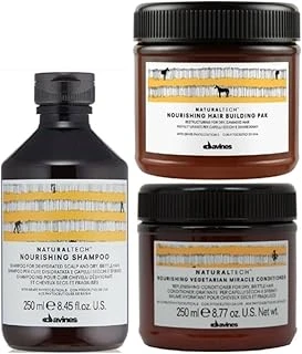 Davines Nourishing Hair Building Pak, Nourishing Shampoo, Vegetarian Miracle Conditioner Saç Bakım Seti, 3 X 250 Ml ürün görseli 1