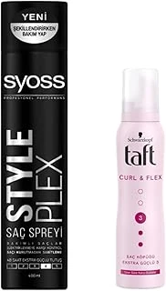 Syoss Styleplex Saç Spreyi 400 Ml + Taft Kıvırcık/Bukle No:3 Saç Köpüğü 150 Ml Seti ürün görseli 1