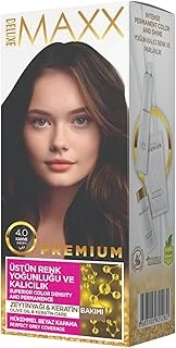 Maxx Deluxe Premıum Yarı Kit Set Saç Boyası 4.0 Kahve ürün görseli 1