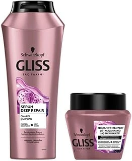 Gliss Deep Repair Onarıcı Şampuan 500 Ml Saç Maskesi 300 Ml Seti ürün görseli 1