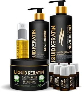 Keratin Yağlı Saç Botoksu No 2 (Onarım + Yoğun Nem) Keratin Bakım Seti - Yanan Yıpranan Kuru Saçlara ürün görseli 1
