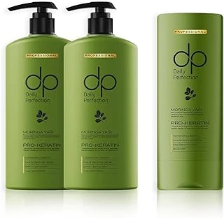 Dp Daily Perfection 2 Adet Moringa Yağı Şampuan 425 Ml & 1 Adet Moringa Saç Bakım Kremi 350 Ml Set ürün görseli 1