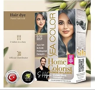 Sea Color Colorist Set Saç Boyası 9.18 Pastel Kül Pastel Ash (Blonde Balance) ürün görseli 1