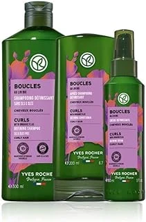 Yves Rocher Kıvırcık Saçlar İçin Bakım Seti, Şampuan 300Ml + Saç Kremi 200Ml + Bakım Kremi 150Ml ürün görseli 1