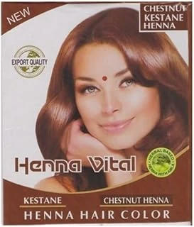 Henna Vital Hint Saç Kınası Kestane Renk 6 Lı Paket - ürün görseli 1