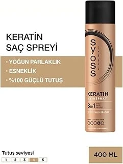 Syoss Keratin Saç Spreyi, 400 Ml, 3 Adet Set, Orta Tutuculuk 73325310631663 ürün görseli 1