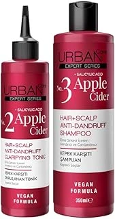 Care Expert Cider Kepek Karşıtı Saç Bakım Seti Şampuan Tonik 2'Li-Vegan ürün görseli 1