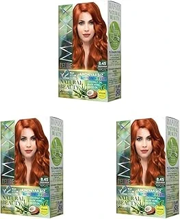 Maxx Deluxe Beauty Amonyaksız Set Saç Boyası 8.45 Tarçın Bakır (3 Paketi) ürün görseli 1