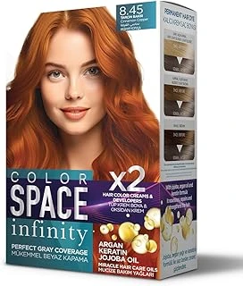 Color Space Infınıty Set Saç Boyası 8.45 Tarçın Bakır ürün görseli 1