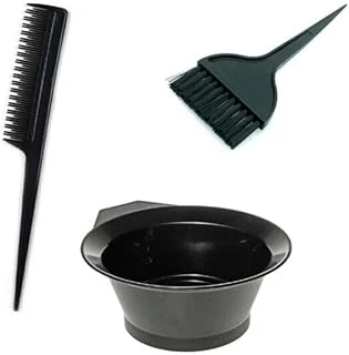 Saç Boya Fırçası+Krepe Tarağı+Boya Kabı Saç Boyama Seti ürün görseli 1