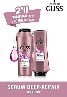 Gliss Deep Repair Derinlemesine Onarım Seti, Şampuan 360 Ml + Saç Kremi 360 Ml ürün görseli 1