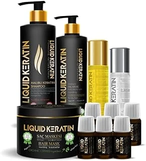 Saç Botoksu - Yanmış Yıpranmış Saçlara Kökten Uca Keratin Bakım Seti ürün görseli 1