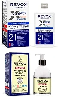 Revox X-Treme Dökülen Geç Uzayan Saçlara Özel Bakım Şampuanı At Kuyruğu Bitki Özlü Saç Kremi ürün görseli 1