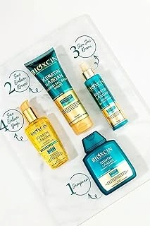 Bioxcin Keratin & Argan Onarıcı Şampuan 300Ml + Keratin Argan Saç Bakım Yağı + Saç Kremi+Onarıcı Sıvıyağ ürün görseli 1