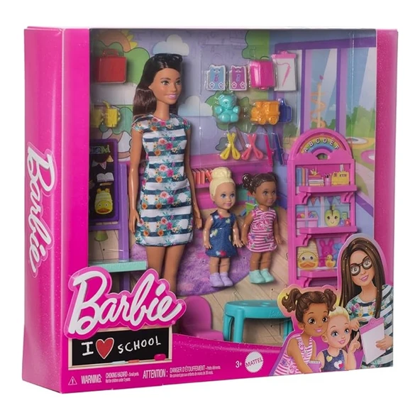 Barbie Okulumu Seviyorum Oyun Seti HRG85 ürün görseli 1