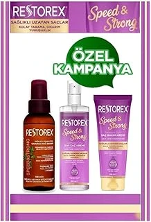 Restorex Argan Bakım,Sıvı Saç Kremi Saç Bakım Kremi 3'Lü Saç Bakım Seti ürün görseli 1