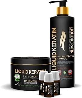 Evde Keratin Bakımı - Yıpranan Yanan Kırılan Kuru Mat Sert Saçlar Için - Şampuanlı Süper Set ürün görseli 1