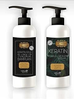 Professional Saç Düzleştirici Keratin Bakımı& Tuzsuz Şampuan Seti 1000 Ml ürün görseli 1