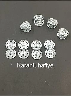Çıtçıt Metal Gümüş 1,5 Cm 8 Li Set ürün görseli 1