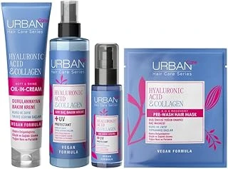 Care Hyaluronik Asit & Kolajen Kuru Cansız Saçlara Özel Saç Bakım Seti 4'Lü-Vegan ürün görseli 1
