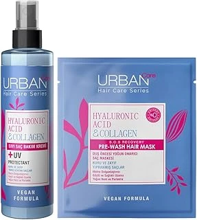 Care Hyaluronik Asit & Kolajen Kuru Cansız Saçlara Özel Sıvı Maske Set-Vegan ürün görseli 1