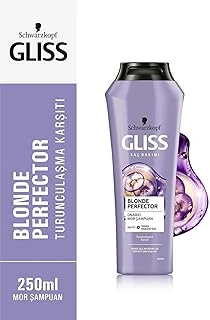 Gliss Blonde Perfector Mor Şampuan 250 Ml + Mor Maske 200 Ml + 12-2 Titan Sarı Şampuan 2 Adet Saç Bakım Seti ürün görseli 1