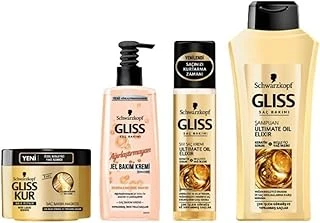 Gliss Ultimate Oil Elixir 4'Lü Saç Bakım Seti, Şampuan, Maske, Jel Bakım, Sıvı 1258989109133 ürün görseli 1