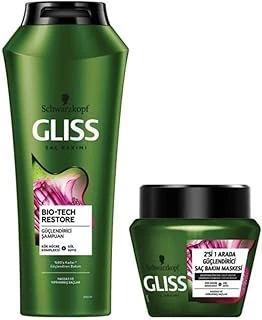 Gliss Bio-Tech Restore Şampuan 500 Ml Saç Bakım Maskesi 300 Ml Set ürün görseli 1