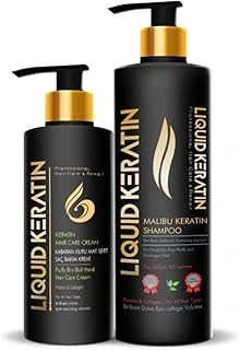 Kabaran Kuru Saçlara 2'Li Keratin Bakım Seti (Şampuan Krem) ürün görseli 1