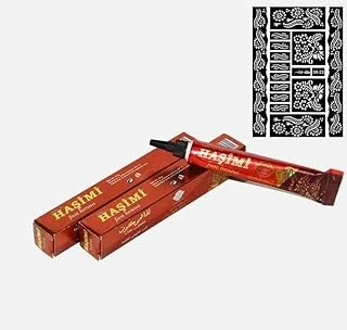 Doğal Kırmızı Hint Kınası Dövme Şablonu Hediyeli ürün görseli 1