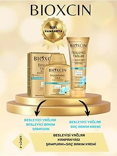 Bioxcin Besleyici Yağlar Bakım Seti Bakım Şampuanı 300Ml+ Bakım Saç Kremi 250 Ml 2'Li Set ürün görseli 1