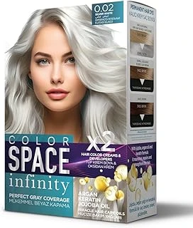 Color Space Infınıty Set Saç Boyası Silver White ürün görseli 1