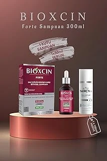 Bioxcin Forte Şampuan 300Ml, 50Ml, Jel Hediyeli Set, Tüm Saç Tipleri ürün görseli 1