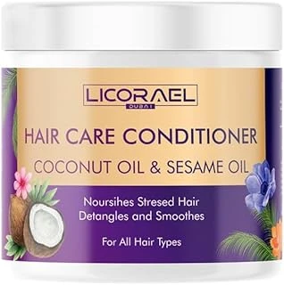 Saç Maskesi (Haır Care Condıtıoner) Coconut Oil & Sesame Oil Saç Kremi Maske (200 Ml) ürün görseli 1