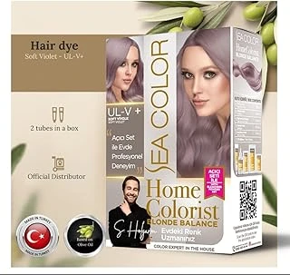 Sea Color Colorist Set Saç Boyası Ul-V+ Viyole Vıolet (Blonde Balance) ürün görseli 1