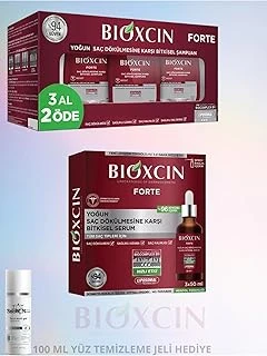 Bioxcin Forte Yoğun Dökülme Karşıtı Şampuan Seti 3X300Ml + 3X50Ml, Dolunaytcrt-Fortebakımserijelli1106 ürün görseli 1