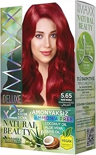 Maxx Deluxe Beauty Amonyaksız Set Saç Boyası 5.65 Nar Kızılı ürün görseli 1