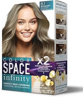 Color Space Infınıty Set Saç Boyası 8.1 Küllü Kumral ürün görseli 1