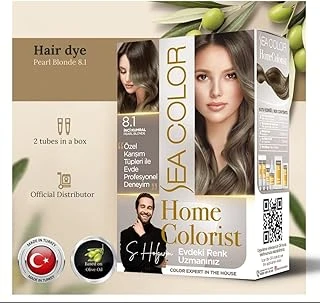 Sea Color Colorist Set Saç Boyası 8.1 İnci Kumral Pearl Blonde ürün görseli 1