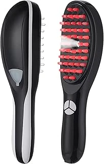 Titreşimli Saç Masaj Tarağı, Saç Büyümesine Yardımcı, Saç Derisine Etkili Masaj, Kırmızı Işıklı, Buhar Püskürten Tasarım, 15 Ml Geniş Sıvı Haznesi, Şarjlı Led Işıklı Saç Bakım Masaj Aleti ürün görseli 1