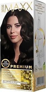 Maxx Deluxe Premıum Yarı Kit Set Saç Boyası 3.0 Koyu Kahve ürün görseli 1
