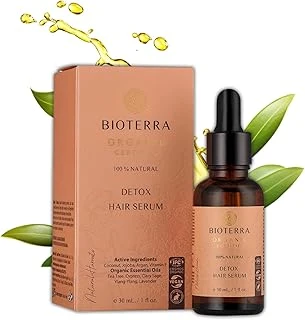 Bioterra Organik Saç Bakım Serumu – Saç Uzatıcı & Dökülme Karşıtı Yoğun Bakım Losyonu | Sarımsak, Argan, Ginseng & Uçucu Yağlar | Doğal & Organik İçerik ürün görseli 1