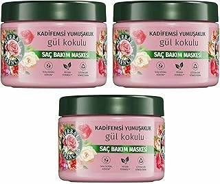 Herbal Essences Kadifemsi Yumuşaklık Gül Kokulu Saç Bakım Maskesi 300Ml 3Lü Paket ürün görseli 1
