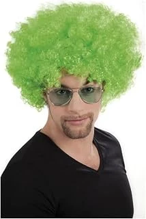 Yeşil Renk Kıvırcık Afro Bonus Peruk ürün görseli 1